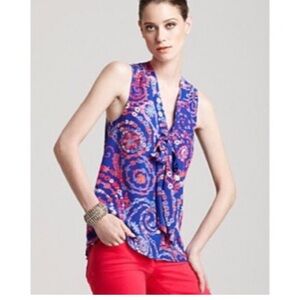 Lilly Pulitzer Raleigh Silk Tank Top